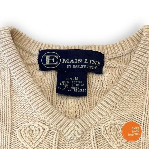 Vintage Knit Grandma Sweat with Floral Embroidery - Picture 6 of 9